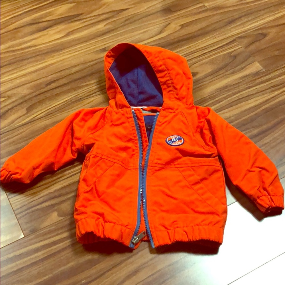 Tommy Hilfiger orange toddler coat 12M